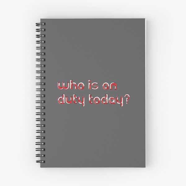 Item preview, Who's on duty today responsibility work task designed and sold by 4rpixs.