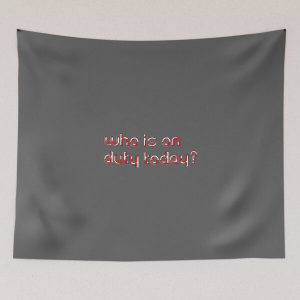 Item preview, Who's on duty today responsibility work task designed and sold by 4rpixs.