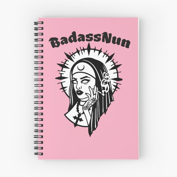 Item preview, Badass Sexy Nun Smoking designed and sold by 247Trends.