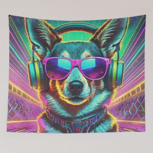 Item preview, 80s Neon Small Dog designed and sold by NinjaRat.