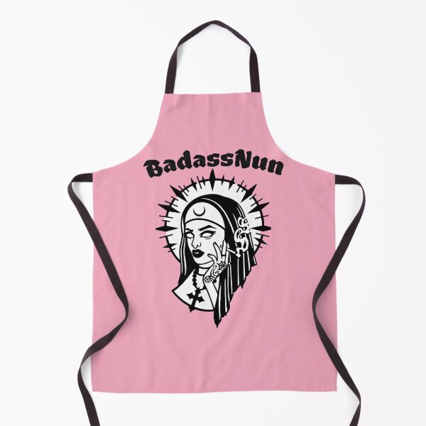 Item preview, Badass Sexy Nun Smoking designed and sold by 247Trends.