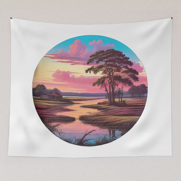 Item preview, Saturated 80s Dreamscape (817) designed and sold by WASjourney.