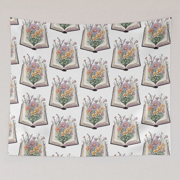Item preview, Flowers growing from book designed and sold by oilidesing.