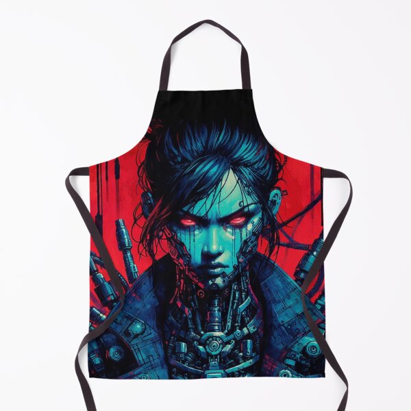 Item preview, Angry Cyborg Girl [cyberpunk aesthetic] designed and sold by RESToRAPTOR.