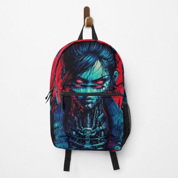 Item preview, Angry Cyborg Girl [cyberpunk aesthetic] designed and sold by RESToRAPTOR.