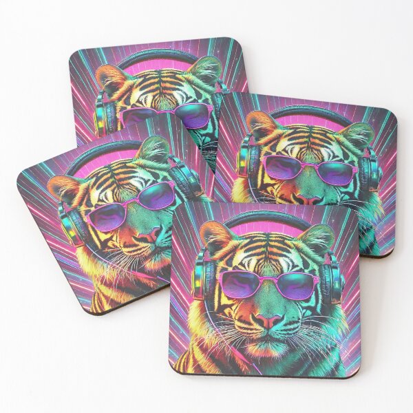 Item preview, 80s Neon Tiger designed and sold by NinjaRat.