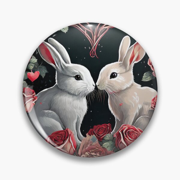 Aperçu de l'œuvre Valentine bunnies créée et vendue par Tomi Robert.