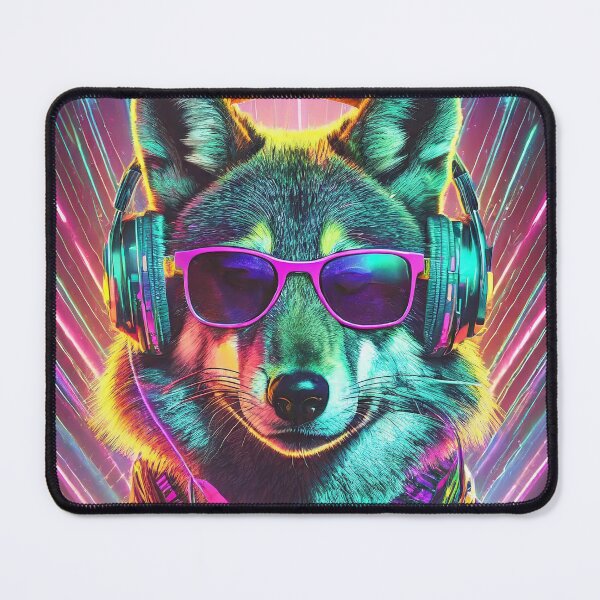 Item preview, 80s Neon Wolf designed and sold by NinjaRat.