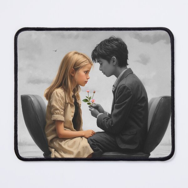 Item preview, First childhood love black and white, and color designed and sold by anderlee.