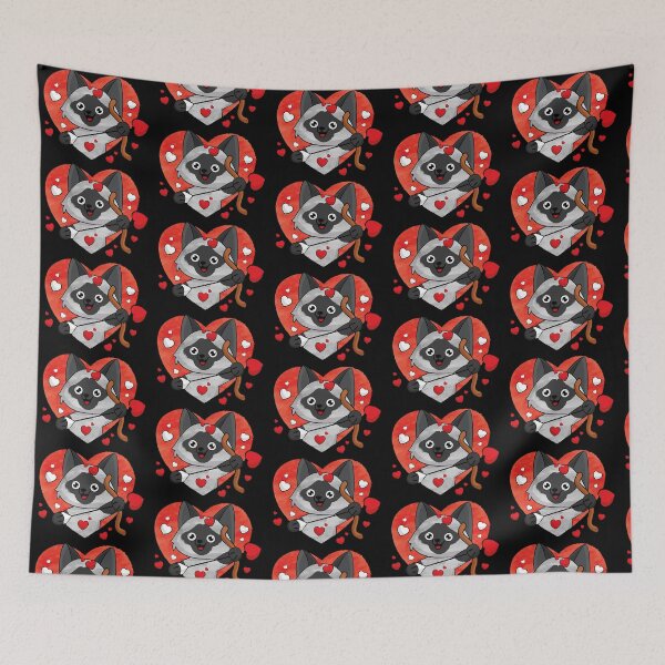 Item preview, Copy of Valentines Day Love, Cute Siamese Cat With Hearts designed and sold by siamesestore.