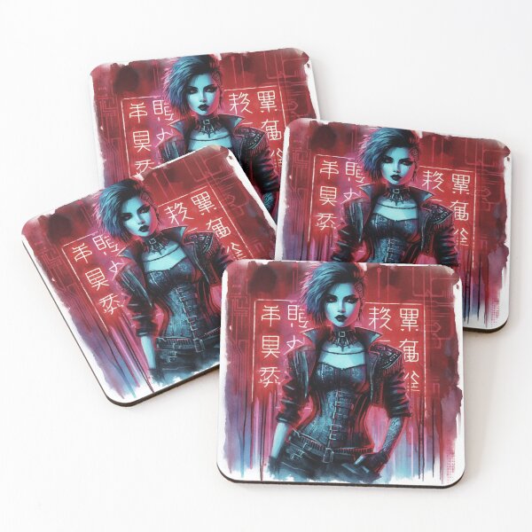 Item preview, Cool Girl [cyberpunk aesthetic] designed and sold by RESToRAPTOR.