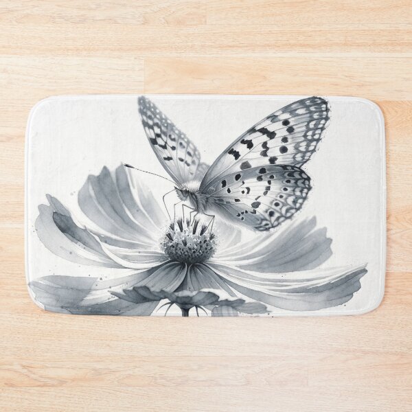 Item preview, Delicate butterfly perched on flower designed and sold by CardsStudio.