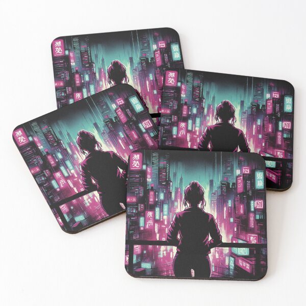 Item preview, Night City Girl [cyberpunk aesthetic] designed and sold by RESToRAPTOR.