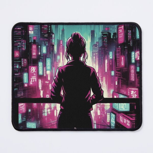 Item preview, Night City Girl [cyberpunk aesthetic] designed and sold by RESToRAPTOR.
