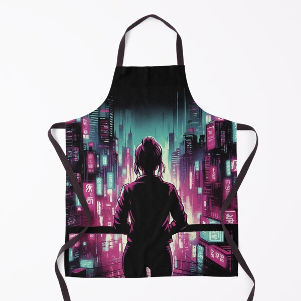 Item preview, Night City Girl [cyberpunk aesthetic] designed and sold by RESToRAPTOR.