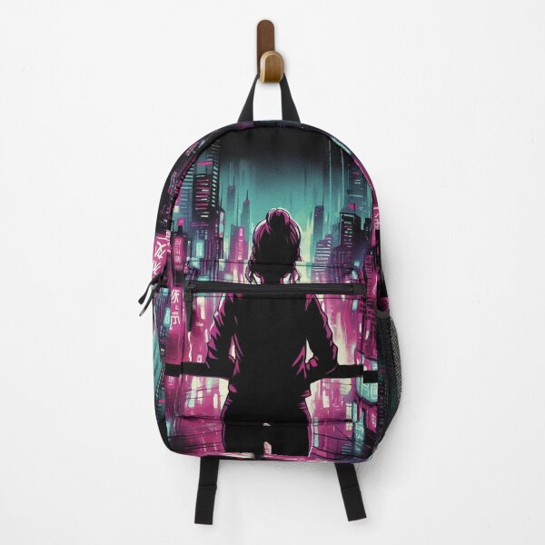 Item preview, Night City Girl [cyberpunk aesthetic] designed and sold by RESToRAPTOR.