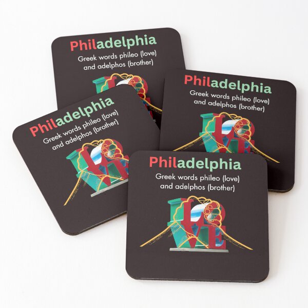 Item preview, Philadelphia, The City of Brotherly Love designed and sold by KoolestDesigns.