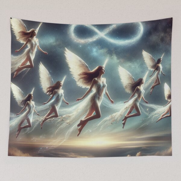 Item preview, Ethereal Infinity: Angelic Auras in the Sky designed and sold by AnalajiaDesigns.