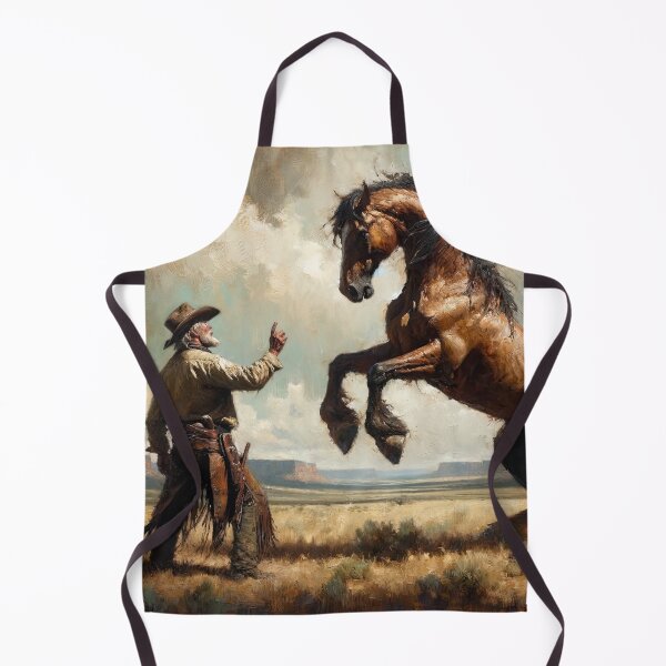 Item preview, Horse Whisperer Oil Painting designed and sold by digital-savant.