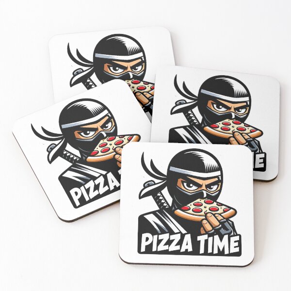 Item preview, ninja eating pizza designed and sold by rizaldz.