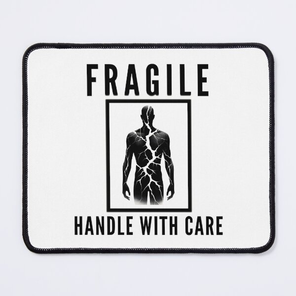 Item preview, Human Warning Sign Fragile Handle With Care designed and sold by Joyful-Park.