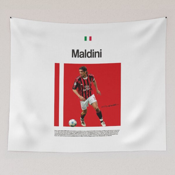 Item preview, Paolo maldini Poster designed and sold by paulrommer.