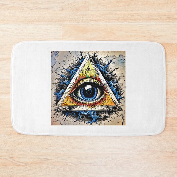 Item preview, eyeball and triangle 1 designed and sold by tileartwork.