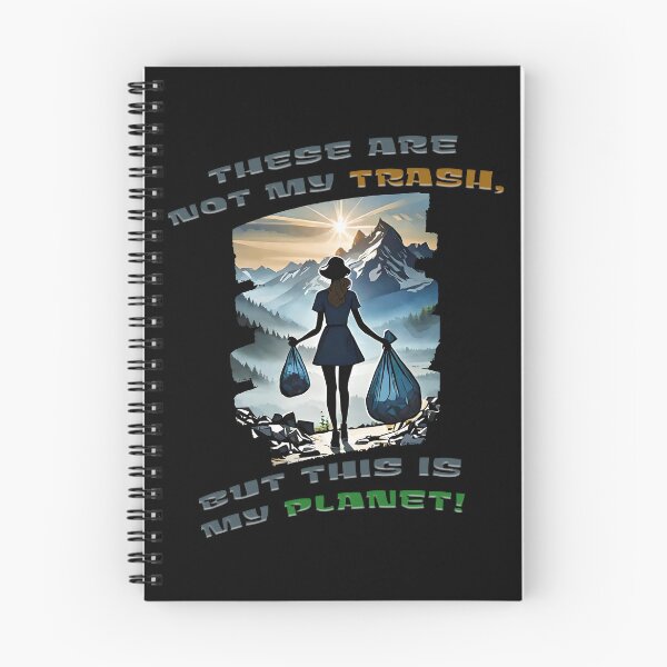Item preview, Eco Warrior's Resolve: Not My Trash, Our Planet designed and sold by PapaMikeCrafts.
