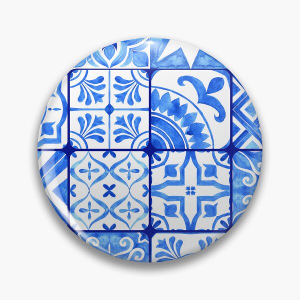 Item preview, Colourful Blue Azulejo designed and sold by ArDecoS.