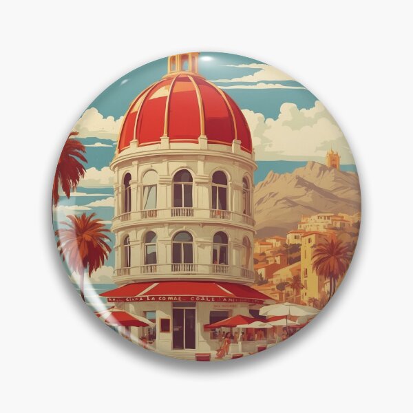 Item preview, La Concha San Sebastian Spain Tourism Vintage Poster designed and sold by TravelersGems.