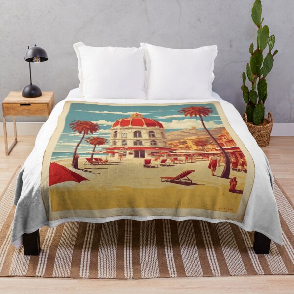 Item preview, La Concha San Sebastian Spain Tourism Vintage Poster designed and sold by TravelersGems.