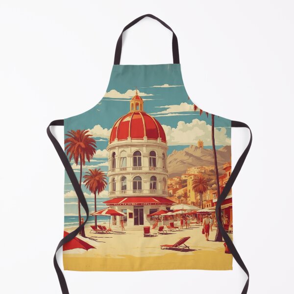 Item preview, La Concha San Sebastian Spain Tourism Vintage Poster designed and sold by TravelersGems.