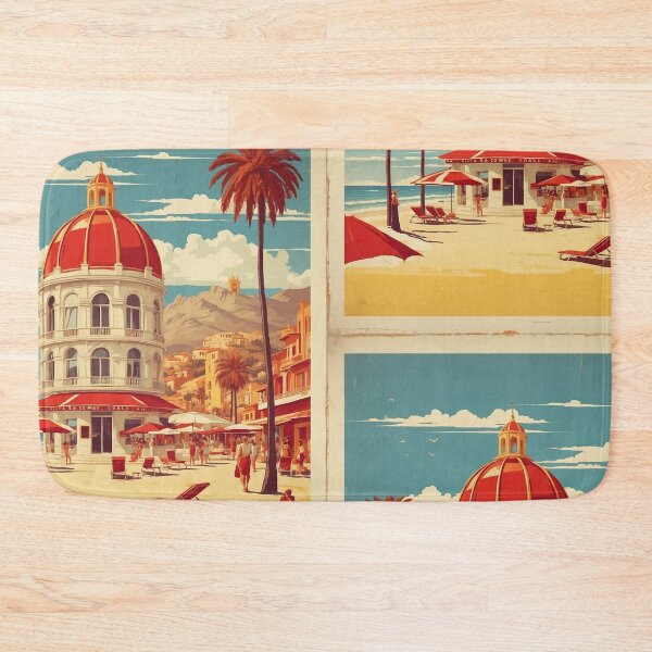 Item preview, La Concha San Sebastian Spain Tourism Vintage Poster designed and sold by TravelersGems.