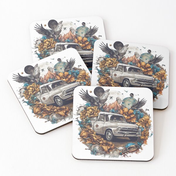 Item preview, The Car and Space Abstract designed and sold by loomique.