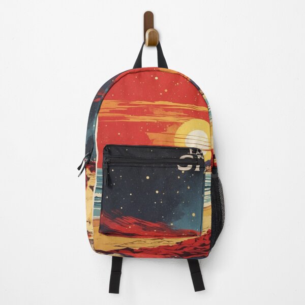 Item preview, La Concha Spain Starry Night and Moon Tourism Vintage Poster designed and sold by TravelersGems.