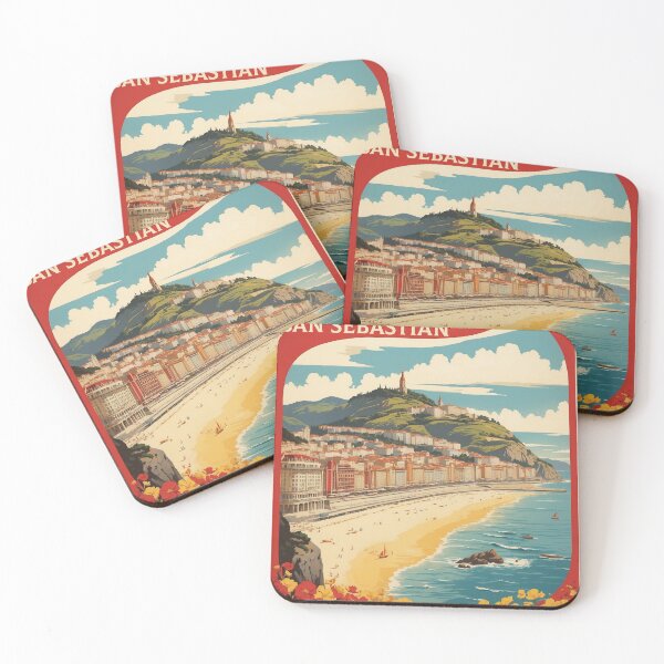 Item preview, La Concha San Sebastian Spain Tourism Vintage Poster 3 designed and sold by TravelersGems.