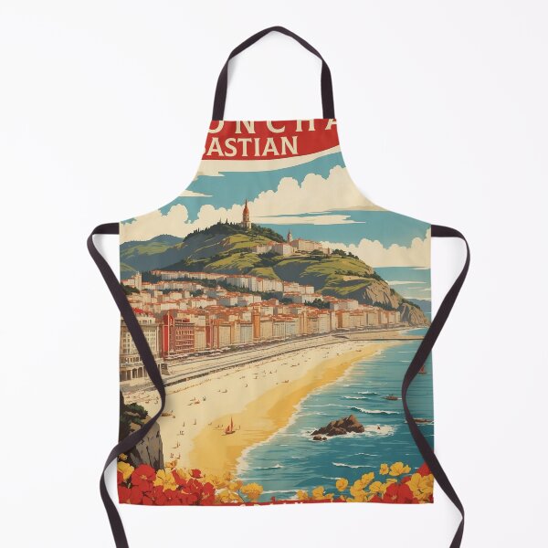 Item preview, La Concha San Sebastian Spain Tourism Vintage Poster 3 designed and sold by TravelersGems.