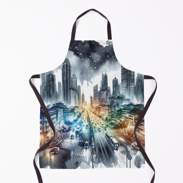 Item preview, Vibrant cityscape at nigh designed and sold by CardsStudio.
