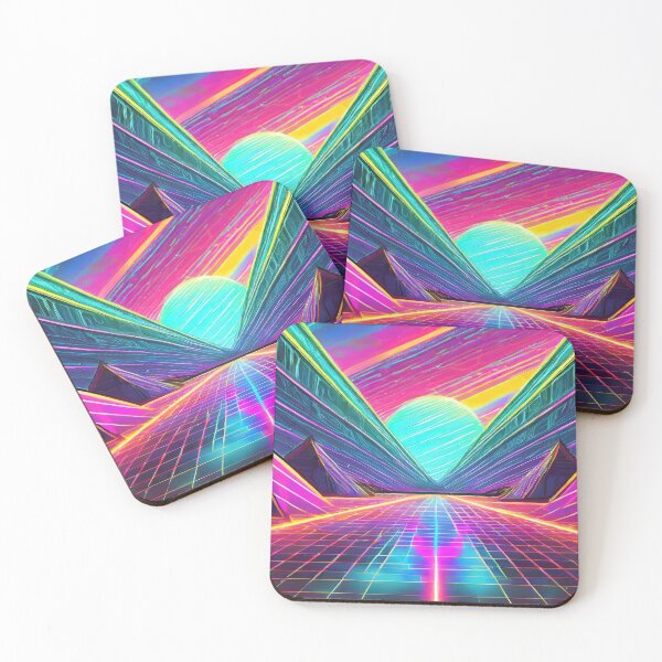 Item preview, 80s Neon Sun Background designed and sold by NinjaRat.