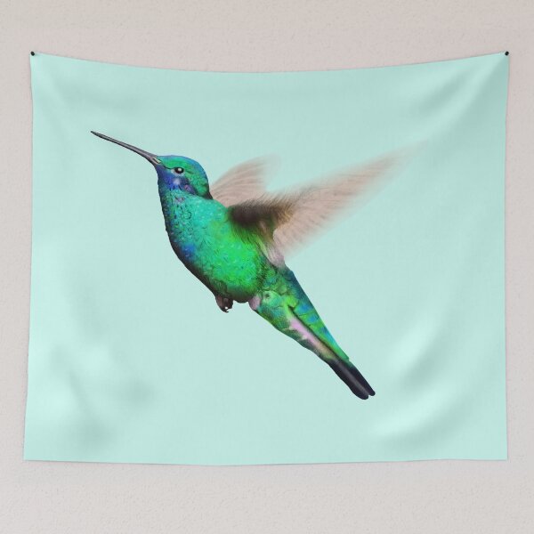 Item preview, Iridescent, shiny Hummingbird designed and sold by hamdrawings.
