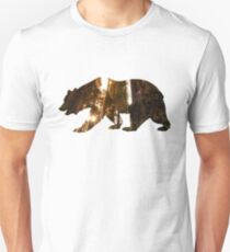 California Republic Bear Redwood Forest Unisex T-Shirt