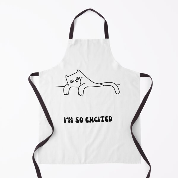 Item preview, I'm So Excited, Cat Lounging designed and sold by Gagamu.