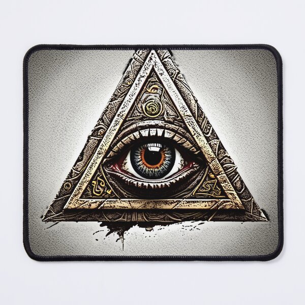 Item preview, eyeball and triangle (4) designed and sold by tileartwork.