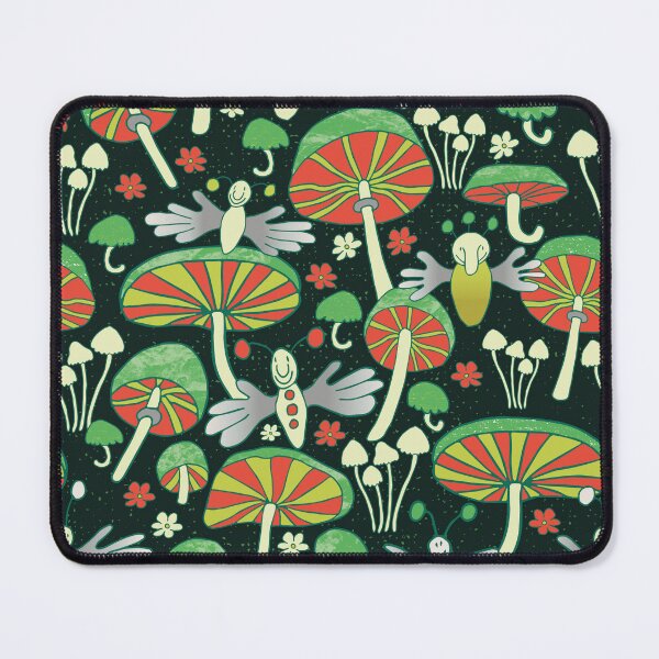 Item preview, fingerflies and fungi at night designed and sold by colorofmagic.