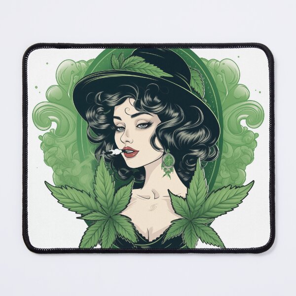 Item preview, Gibson Girl Ganja: Vintage Cannabis Chic ?? designed and sold by JAMDdesign.