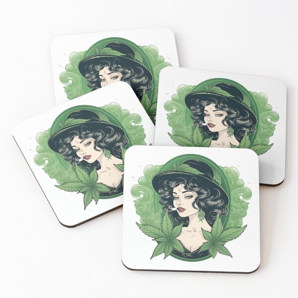 Item preview, Gibson Girl Ganja: Vintage Cannabis Chic ?? designed and sold by JAMDdesign.