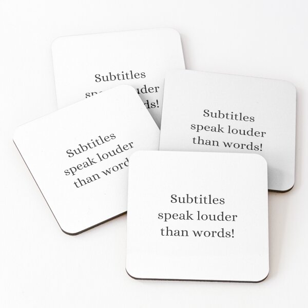 Item preview, Subtitles designed and sold by YourChingu.