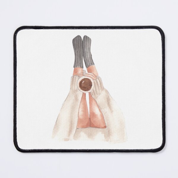 Item preview, Watercolor Person with a Coffee designed and sold by LeliDesigns.