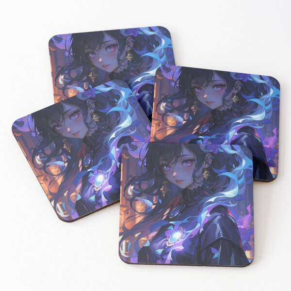 Item preview, anime girl with blue aura designed and sold by ShiroStore.