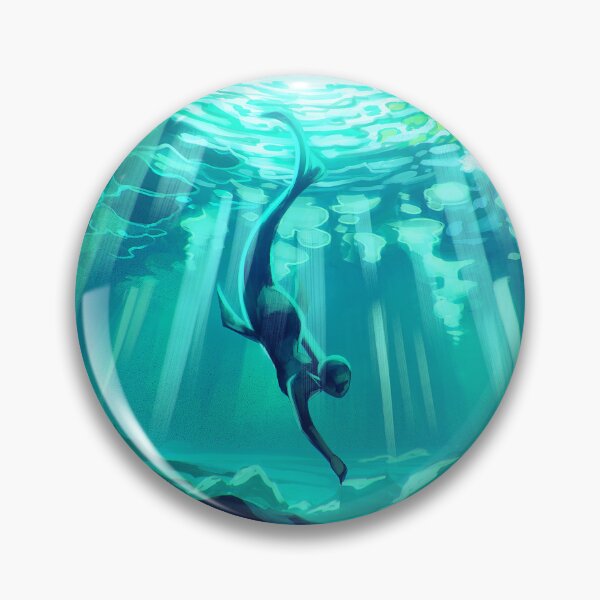 Item preview, Emerald mermaid dive designed and sold by Manoela-Costa.
